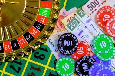 Live roulette wheel with dealer and player interface overlay